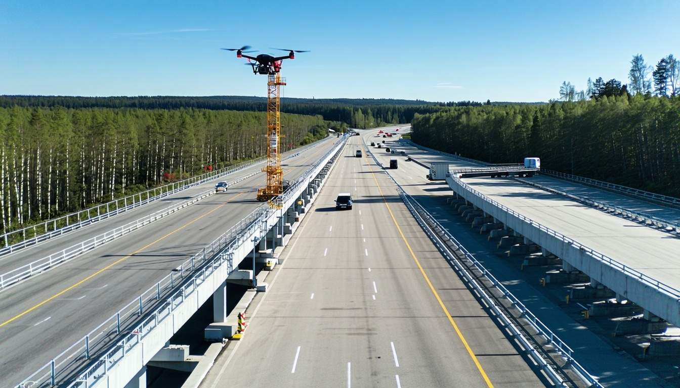 Inspection technique d’infrastructure par drone et scan 3D